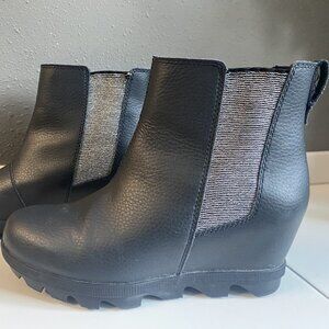 Girl's Girls Sorel Black & Gray Ankle Boots